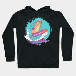 Catching Waves: Surfing Serenity Hoodie